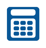 Icon of calculator to represent Accountancy Services